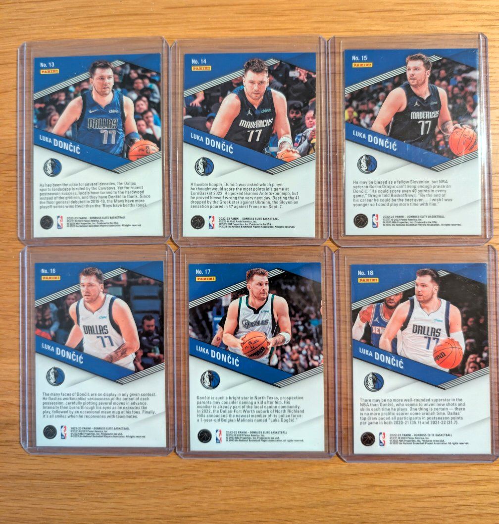 Panini Carte collezionabili: Luka Doncic - Spell Bound Full Set - Donruss Elite – Usato da Zürich venduto da Brunsketti 1