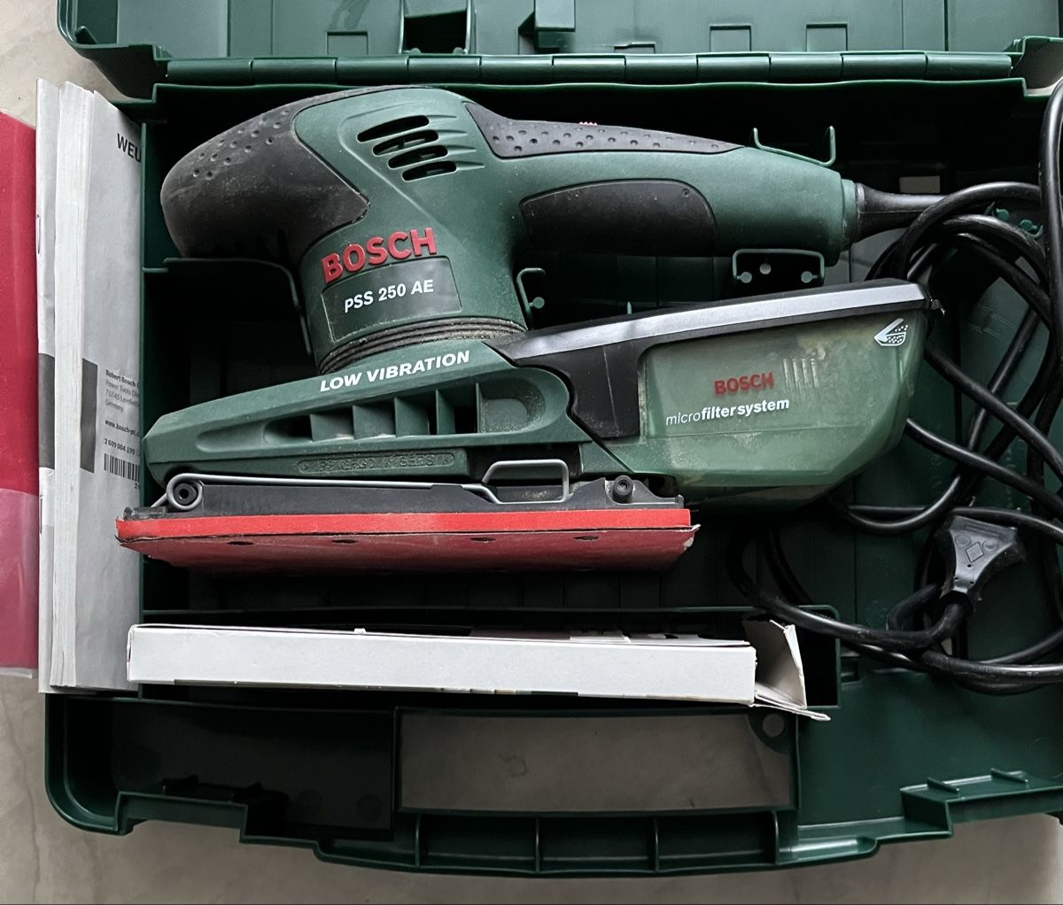 Bosch Schleifen & Polieren: Bosch Schwingschleifer PSS 250 AE electronic – Gebraucht aus Wilen b. Wollerau von urs_9s5y 1