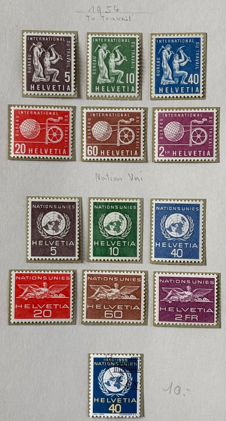 Alle Briefmarken: LOT SCHWEIZER BRIEFMARKEN NEU1956 – Neu (gemäss Beschreibung) aus Ostermundigen von Heavenmaus75
