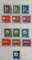 LOT SCHWEIZER BRIEFMARKEN NEU1956
