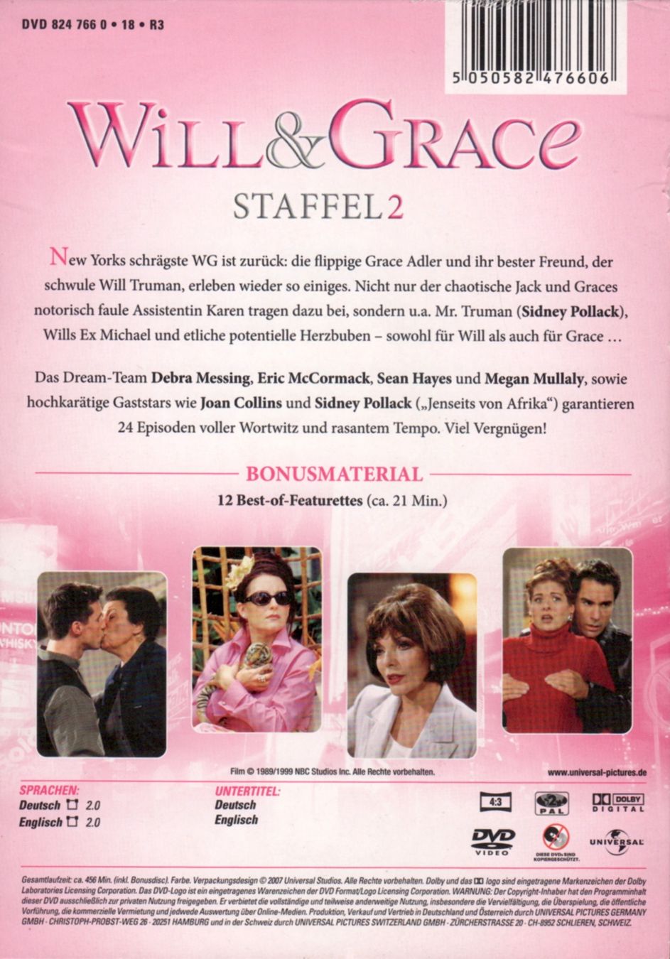 Tutti i DVDs: DVD: Will & Grace - Staffel 2 (mit Debra Messing) – Usato da Tägerig venduto da fil_f8k6 1