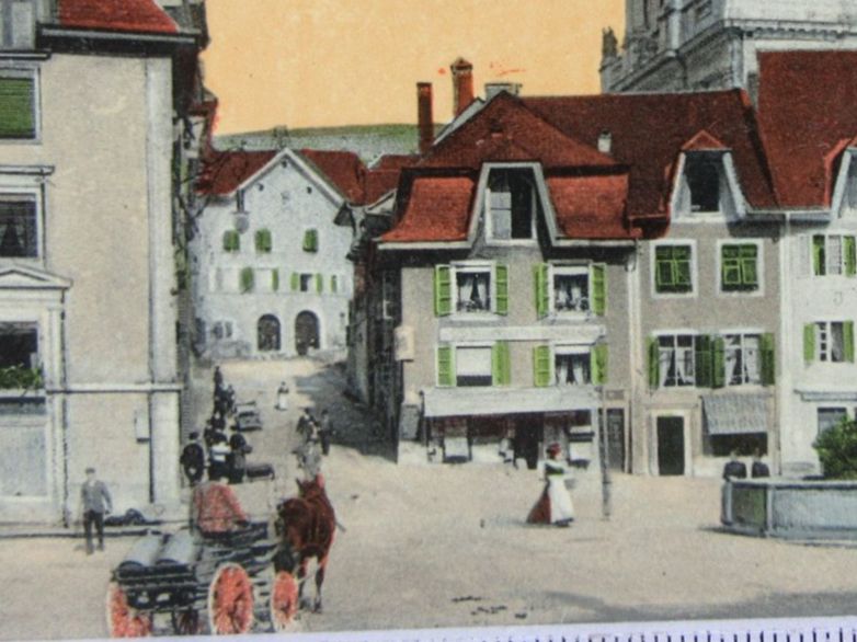 Ansichtskarten: SOLOTHURN 1912 SO AK BELEBT – Gebraucht aus Ettingen von Hausi4711 1