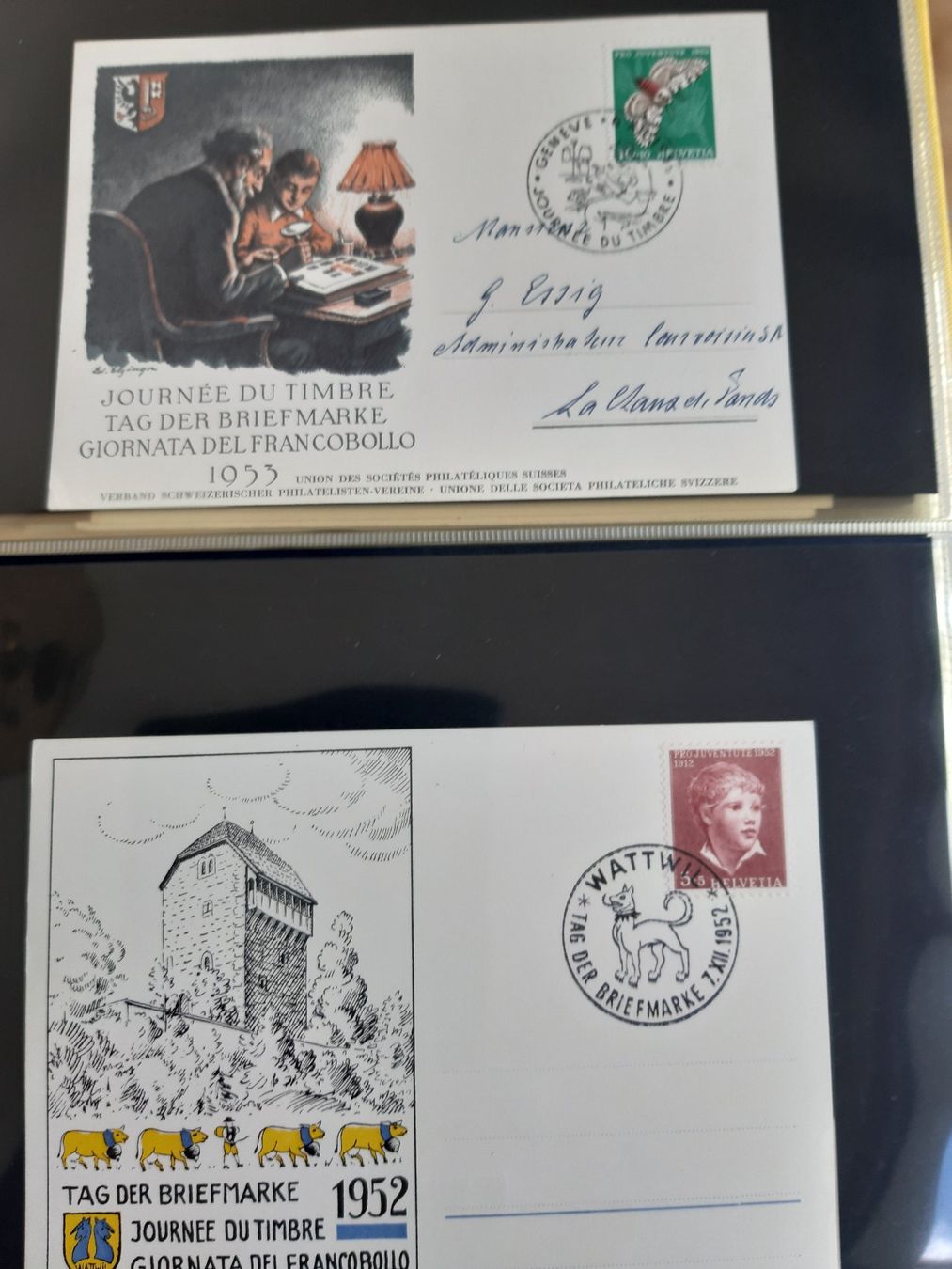 Alle Briefmarken: Timbres-poste – Gebraucht aus Aigle von Calcicole 8