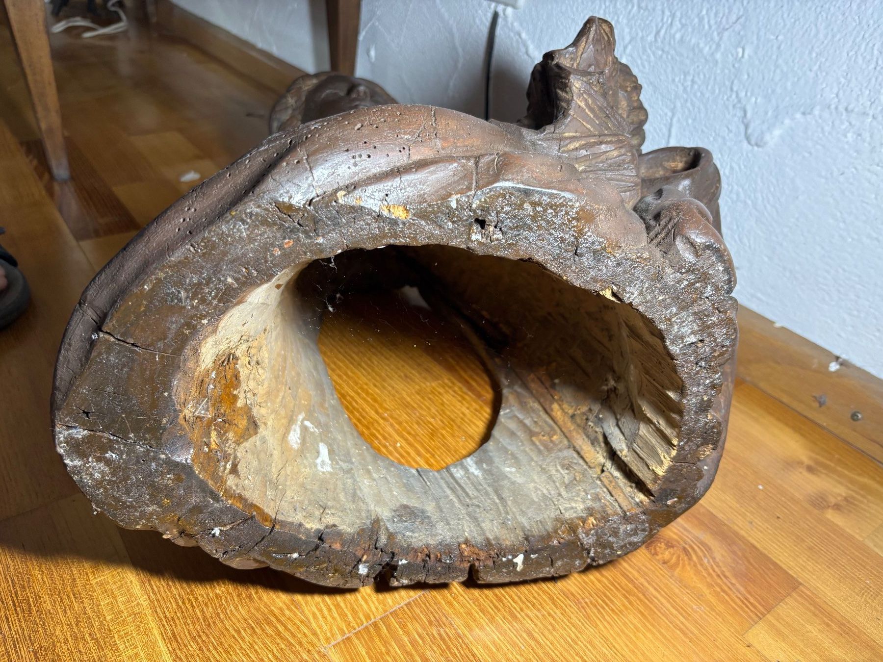 Sculture & Statue: Madonna geschnitzte Frauenfigur Holz antik – Usato da Hinwil venduto da DaniBachman 7