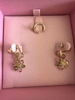 Swarovski set neuf de 3 boucles d'oreilles fleurs Idyllia