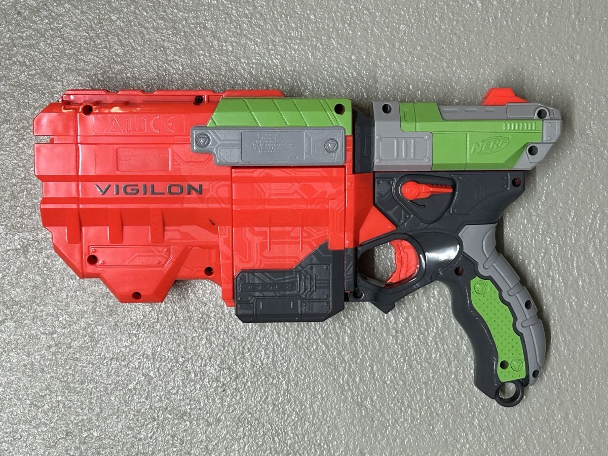 Nerf Giocattoli: NERF VTX Vigilon Disc Blaster mit 10 Discs – Usato da Luterbach venduto da Magnesium3 2