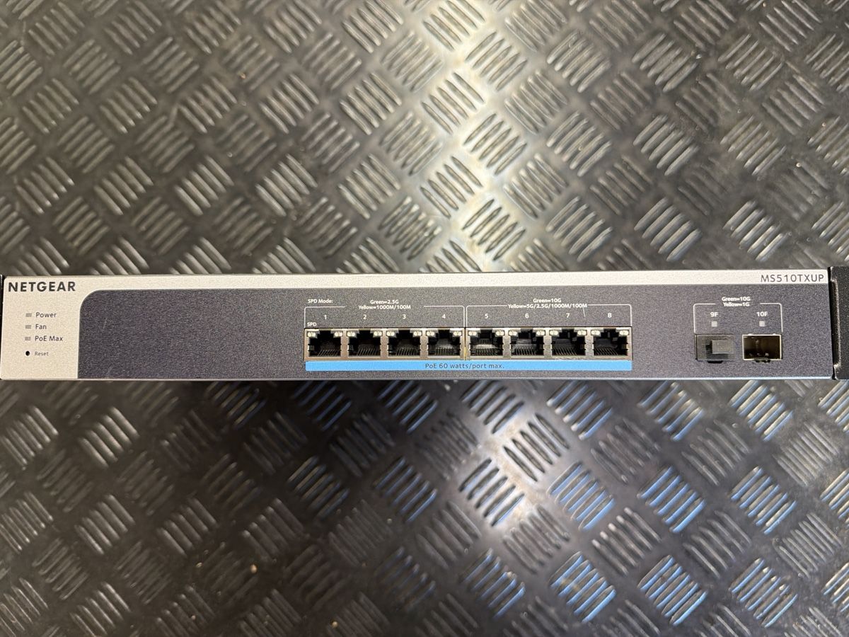 Netgear Modem & Router: Netgear MS510TXUP Switch 8-Port Smart Managed Pro PoE++ – Usato da Oetwil an der Limmat venduto da Switz-3D 1