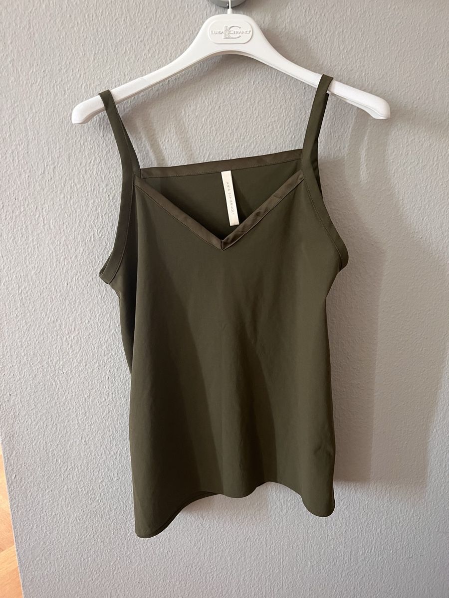 Tops: Ania Schierholt Top Oliv Grösse 36 – Gebraucht aus Solothurn von Brini06