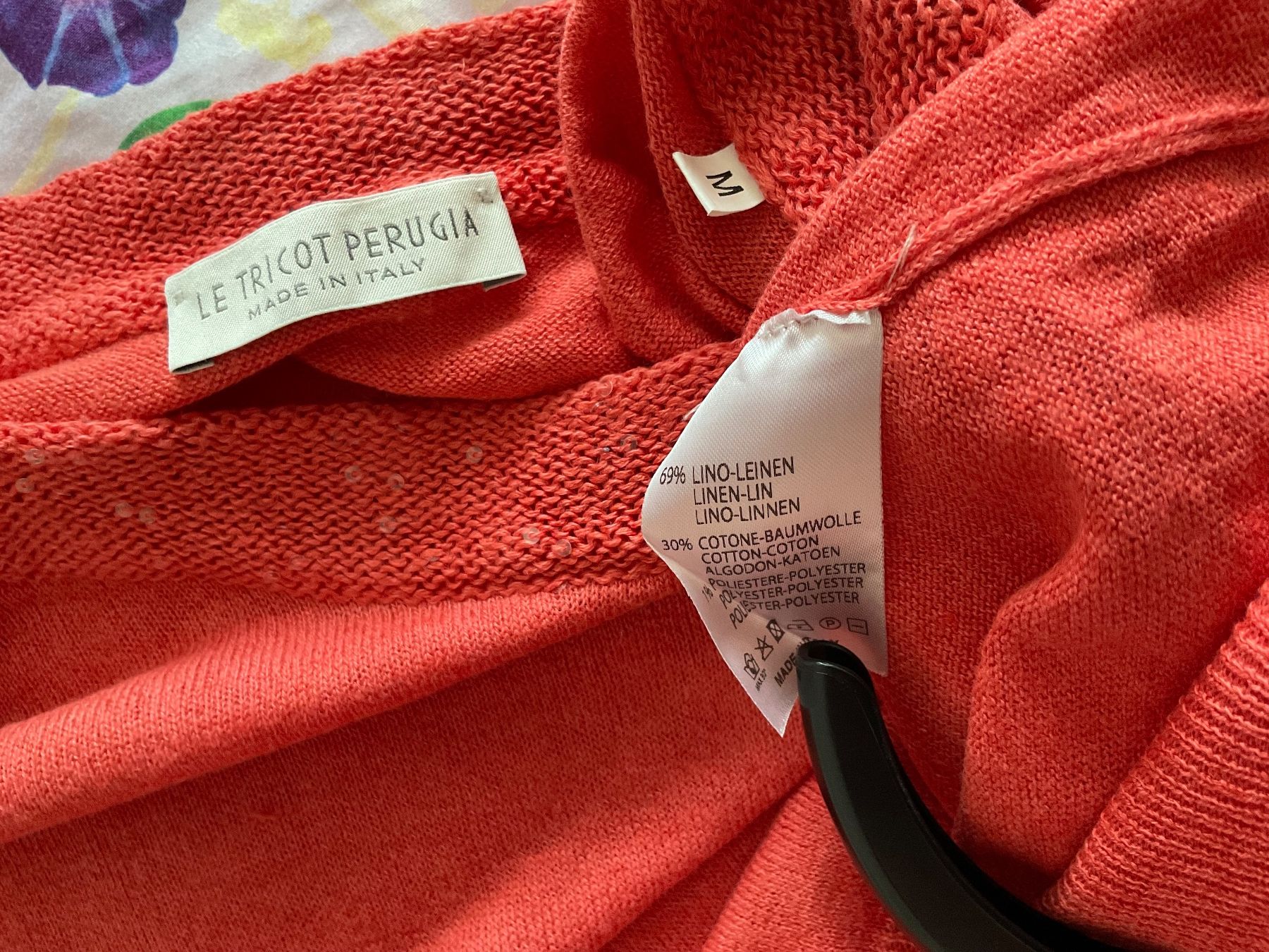 Maglioni & Felpe: LE TRICOT PERUGIA Leinen Pullover Gr M orange – Usato da Urdorf venduto da alda02 7