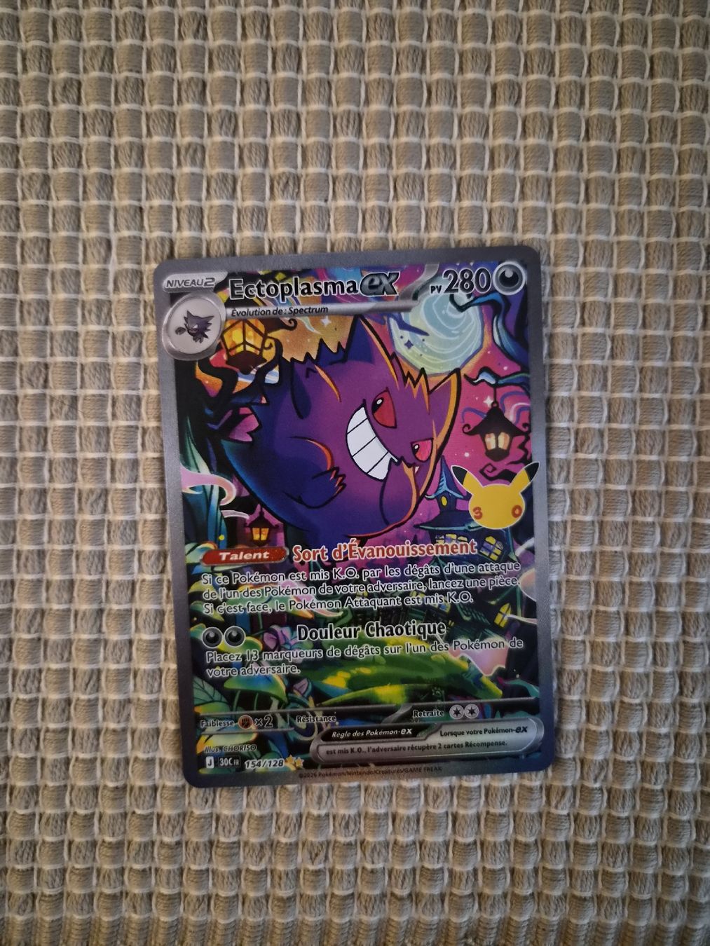 Pokémon Carte collezionabili: Ectoplasma 154/128 Celebration 30 ans – Nuovo (secondo la descrizione) da Les Acacias venduto da S.Vieira