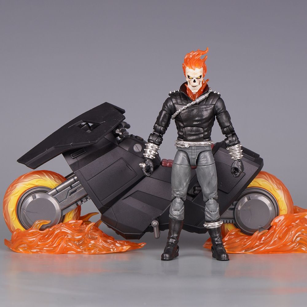 Marvel Statuette: Ghost Rider figure with hell motercycle - Marvel Legends – Nuovo (secondo la descrizione) da Glattbrugg venduto da har_jgc7 2