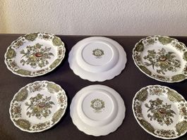 English Vintage PORCELAIN Plate Made by Ridgway 1960