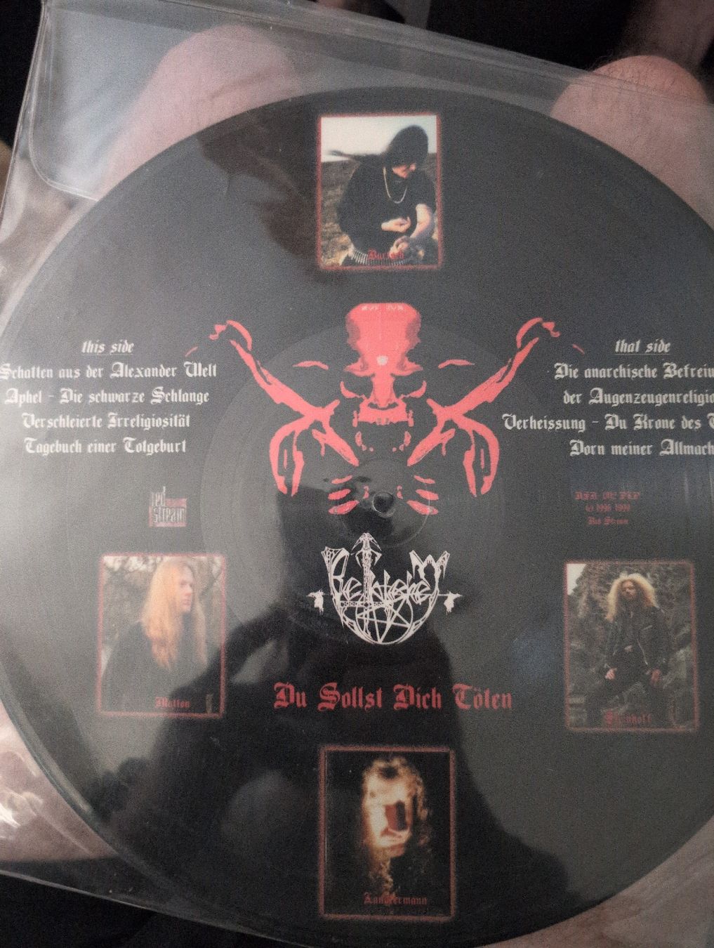 Vinyles: Bethlehem Du sollst dich töten pictureLP – D'occasion à Wynau par rem_5tpw 1
