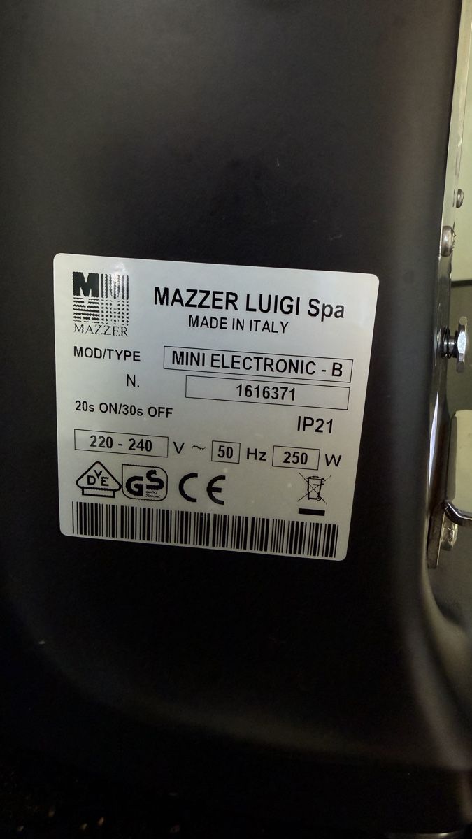 Mazzer Elettrodomestici da cucina: MAZZER Mini Electronic B Mühle/Grinder – Usato da Russikon venduto da Faeby87 3