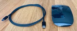 Apple Magic Mouse Schwarz Lightning mit Ladekabel