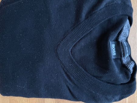 Pull BOSS (Hugo Boss) col rond — homme taille XL — noir
