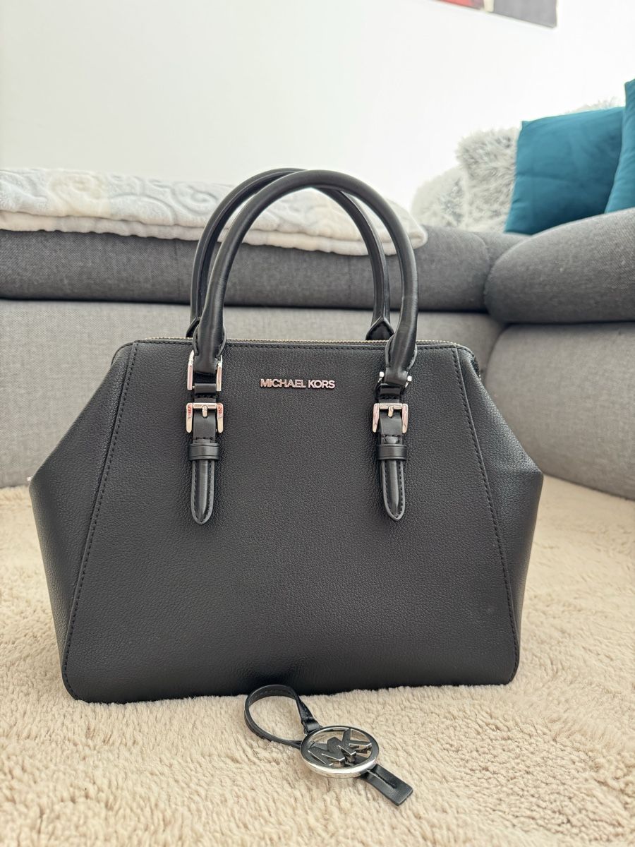 Michael Kors Taschen für Damen: Michael Kors Black Leather Satchel - Great Condition! – Neu (gemäss Beschreibung) aus  von