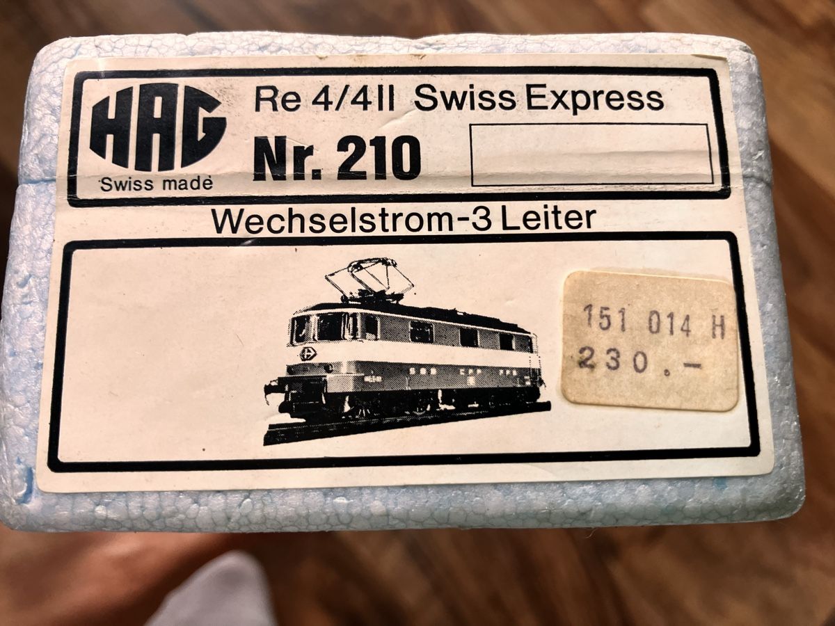 Hag Modellini di ferrovie: Hag Lokomotive 210 Wechselstrom – Nuovo (secondo la descrizione) da Samstagern venduto da zig_ylk2 4