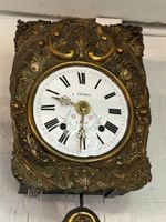 Morez Uhr mit Wecker, Comptoise Uhr antik
