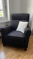 IKEA Sessel Schwarz Stoff mit Liegefunktion