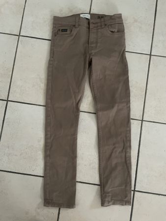 Neue braune Quiksilver Slim Fit stretch Jeans Gr.26/176