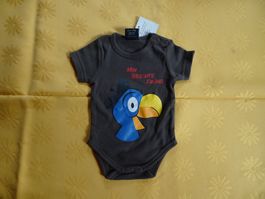 NEUES Globi Body braun 100% Baumwolle Gr. 62/68 - 260701
