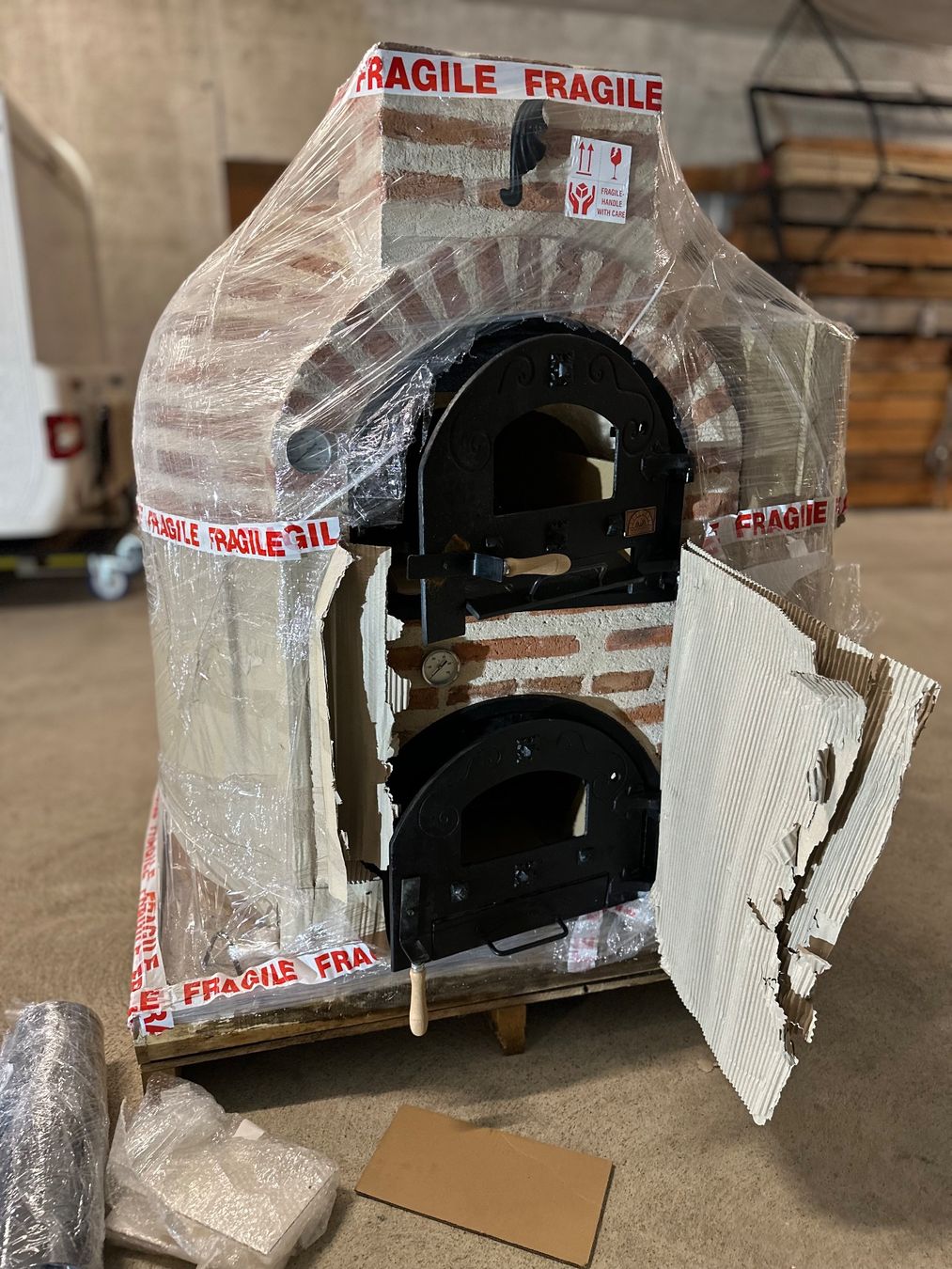 Cucine complete: Holzbackofen mit 2 Brennkammern – Nuovo e nell'imballaggio originale da Appenzell venduto da Karumba1 1