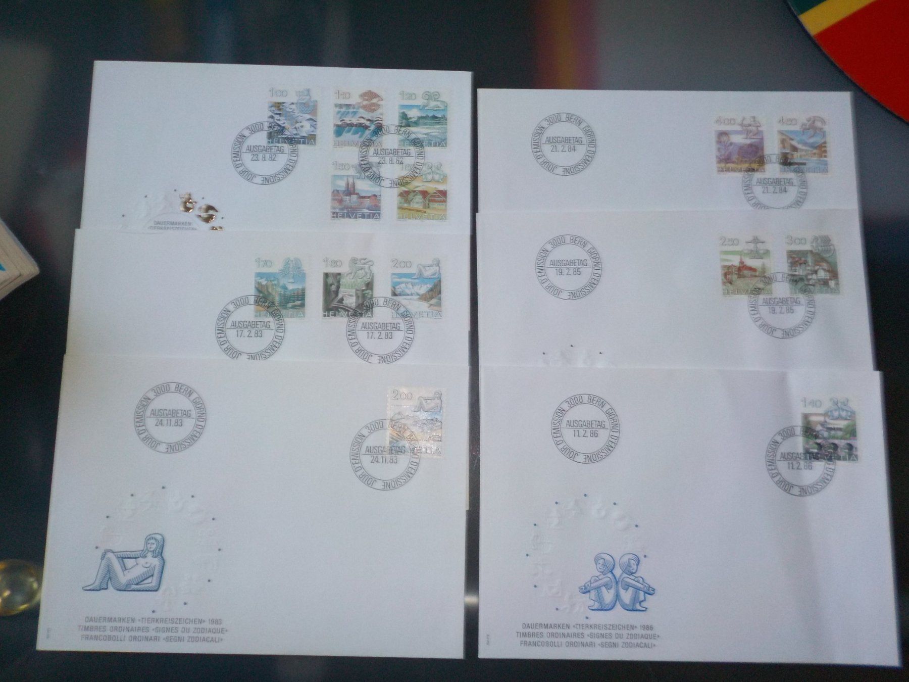 Tutti i francobolli: 82,83,84,85,86, FDC, Tierkr. kompl. Serie – Nuovo (secondo la descrizione) da Muri b. Bern venduto da Ricardoverkauf