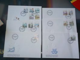 82,83,84,85,86, FDC, Tierkr. kompl. Serie