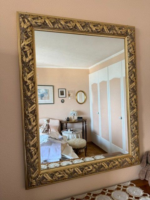 Miroirs: Miroir baroque doré cadre ouvragé – D'occasion à Territet par Yvanz