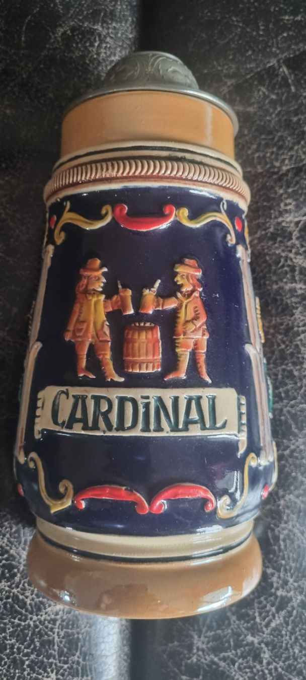 Sonstiges zum Sammeln & Seltenes: Chope à Bière Cardinal !!! Collector !!! – Gebraucht aus Riaz von the_587p