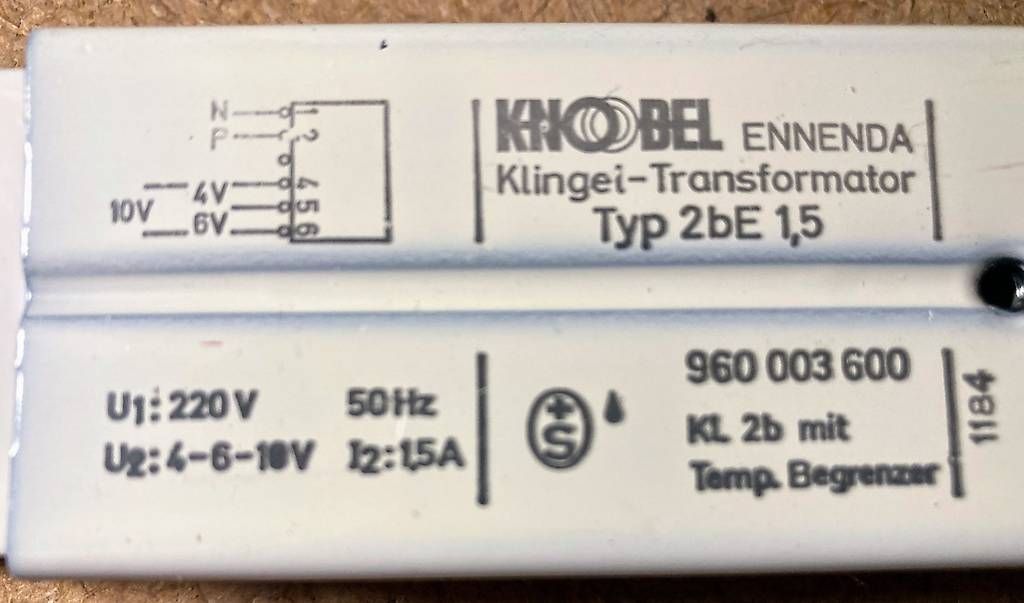 Composants électroniques: Klingel-Transformator – D'occasion à Ittigen par Olten2 3