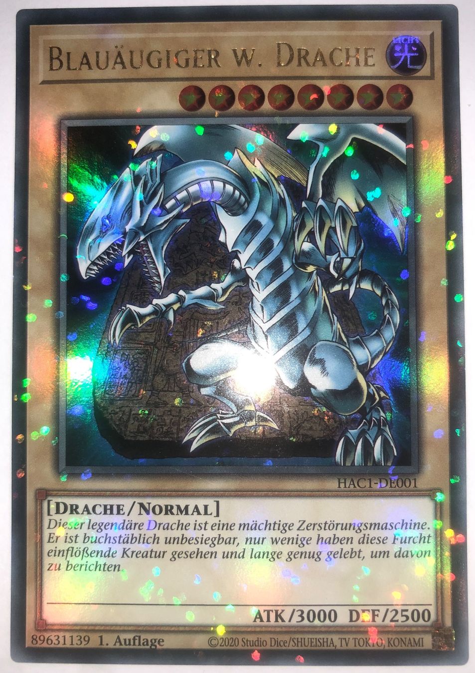 Yugioh Cartes à collectionner: Ultra Parallel Rare - Blauäugiger w. Drache – D'occasion à Altstätten SG par ChangeMaker