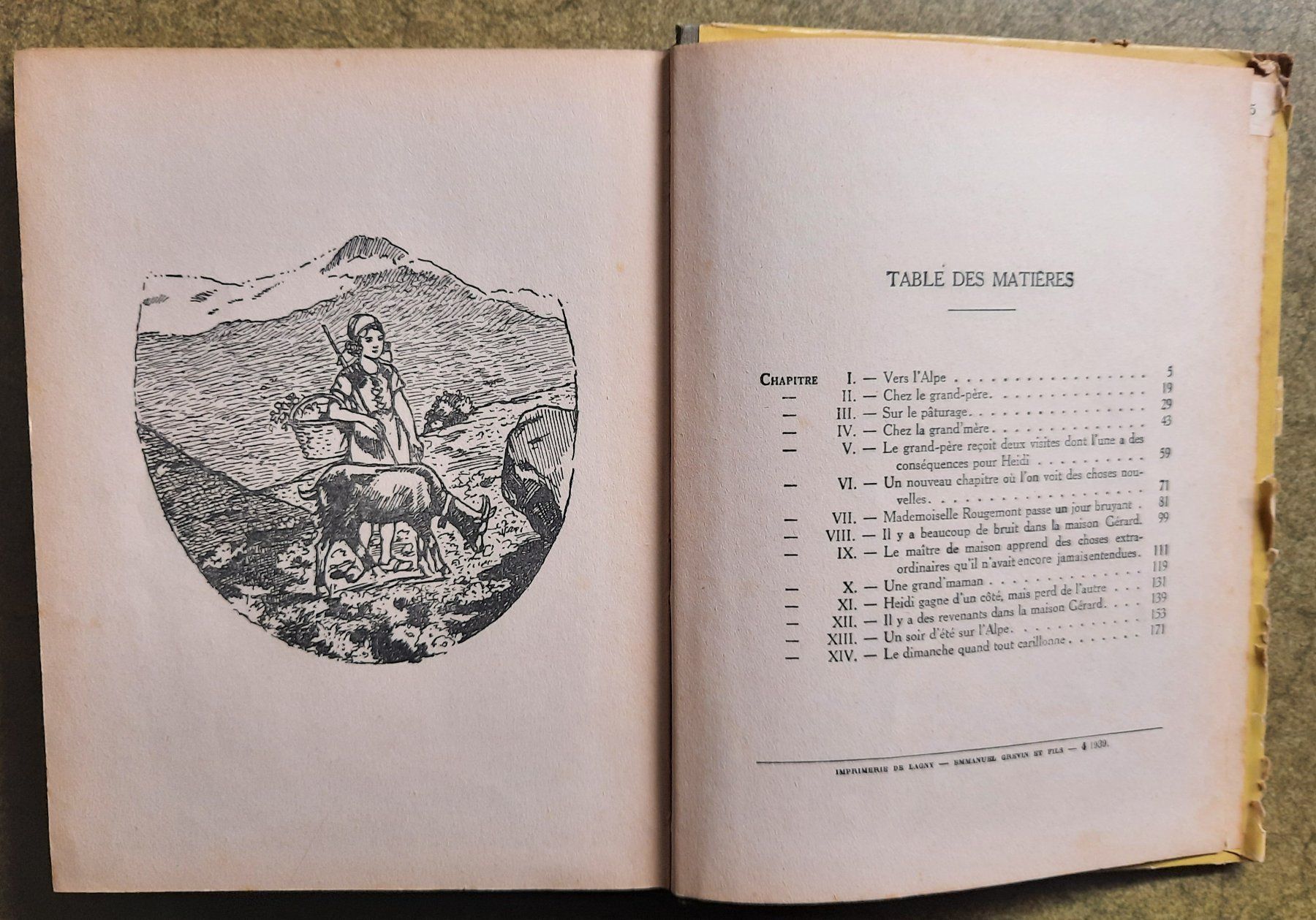 Libri: Livres ancien Heidi – Usato da Préverenges venduto da mam_629h 2