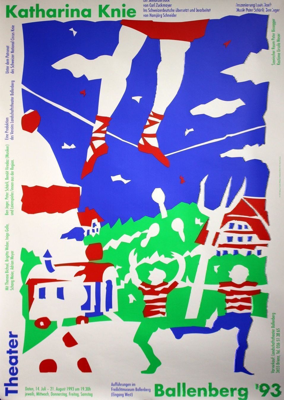 Poster & Bilder: Theater Ballenberg '93 - Katharina Knie – Gebraucht aus Eggenwil von Joyart