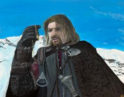 Boromir Gemälde (Herr der Ringe) 40x50cm