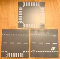 Lego 3 x Road Plates / Strassenplatten