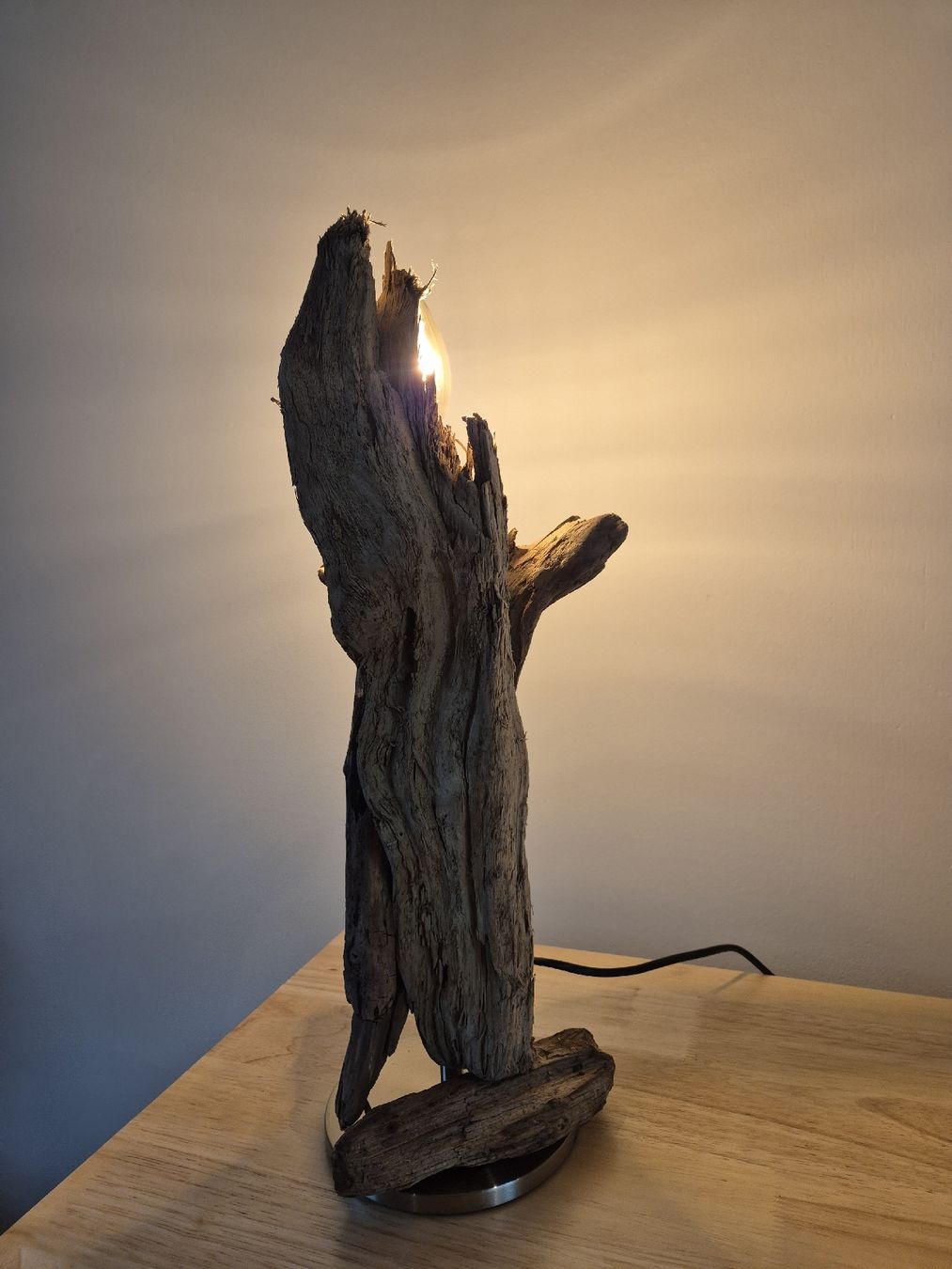 Lampade: Schwemmholz Nachttischlampe  – Nuovo (secondo la descrizione) da Müllheim venduto da Baedy1 1