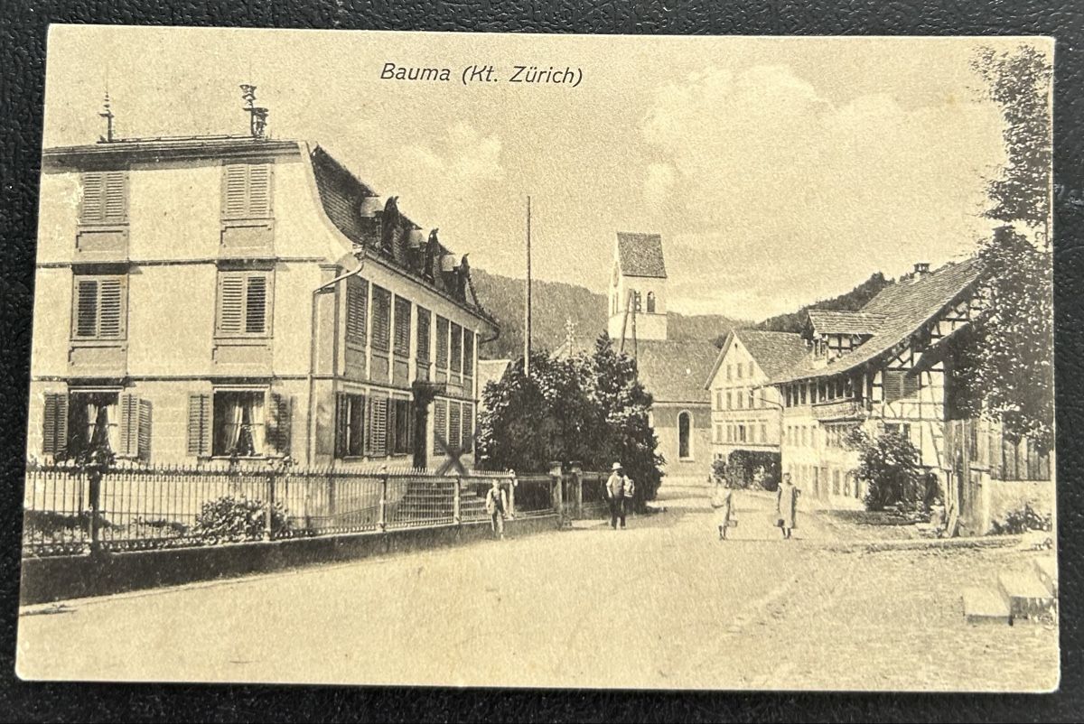 Cartes postales: AK Bauma Strassenpartie  – D'occasion à Horw par Tellbub