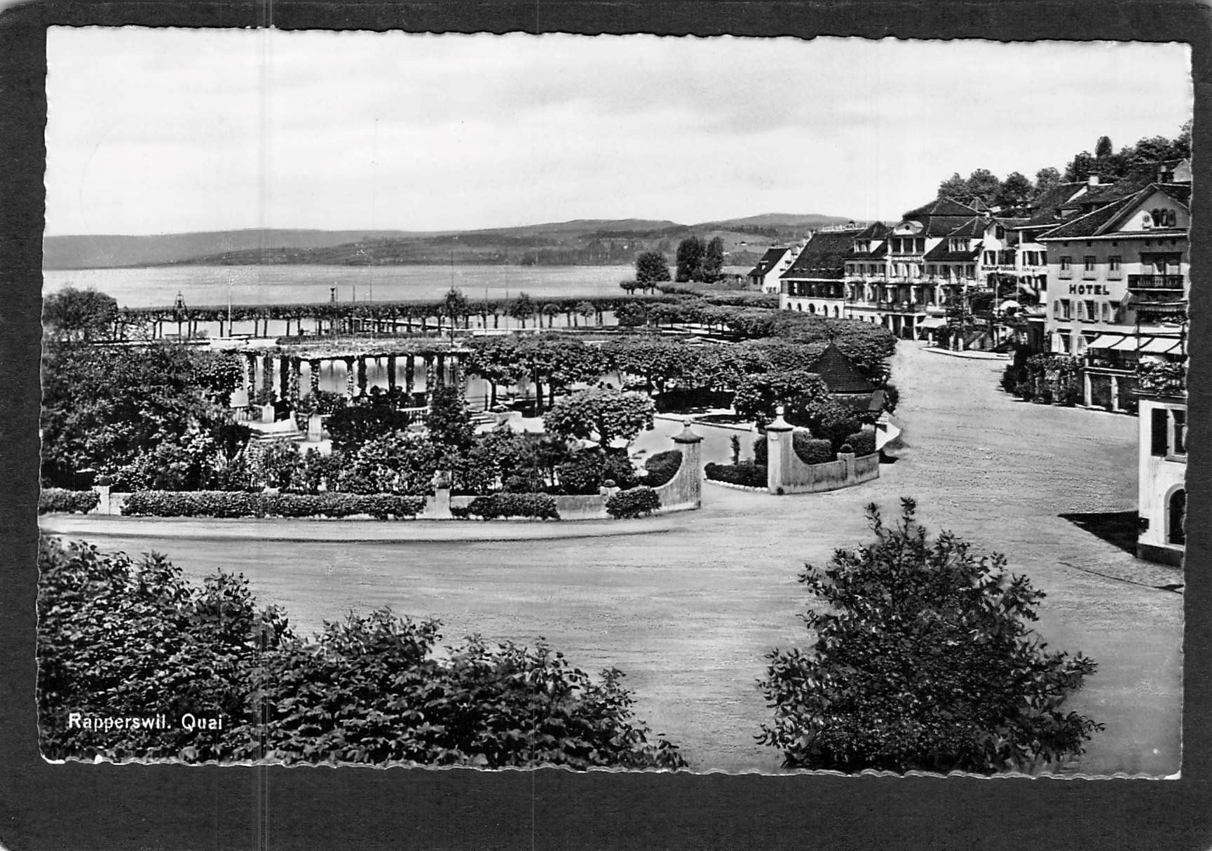 Cartoline postali: - Rapperswil Quai – Usato da Reichenburg venduto da Pipo-67
