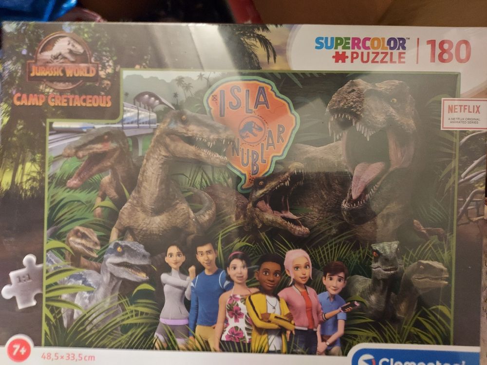 Clementoni SuperColor Puzzle 180 Teile Jurassic World NEU (Neu und ...