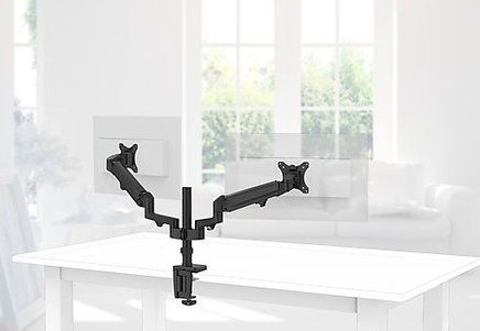 Hama Bildschirmhalterung: Monitorarm HAMA für 2 Monitore – Gebraucht aus Elsau von sato83 3