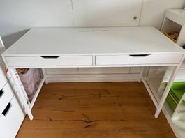 IKEA ALEX Schreibtisch, weiss, 132x58 cm (2 Stück verfügbar)