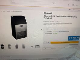 Neue Eiswürfelmaschine 45kg in Tag Volleiswürfel nur 229.-