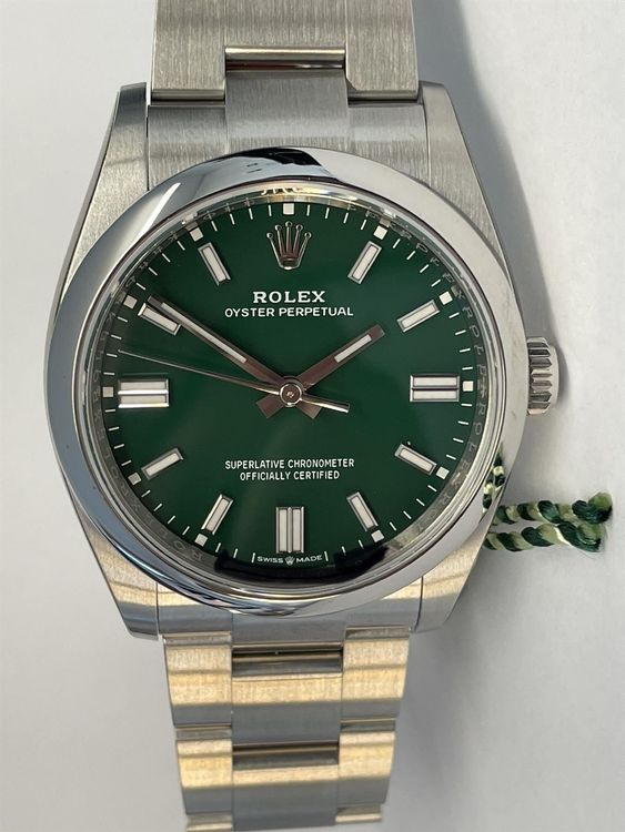 Rolex Oyster Perpetual Grün 36 Neu 2022 Kaufen auf Ricardo