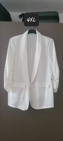 Blazer blanc femme taille 4 XL