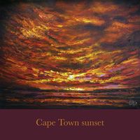 Ölgemälde "Capetown Sunset" 75 x 58 cm