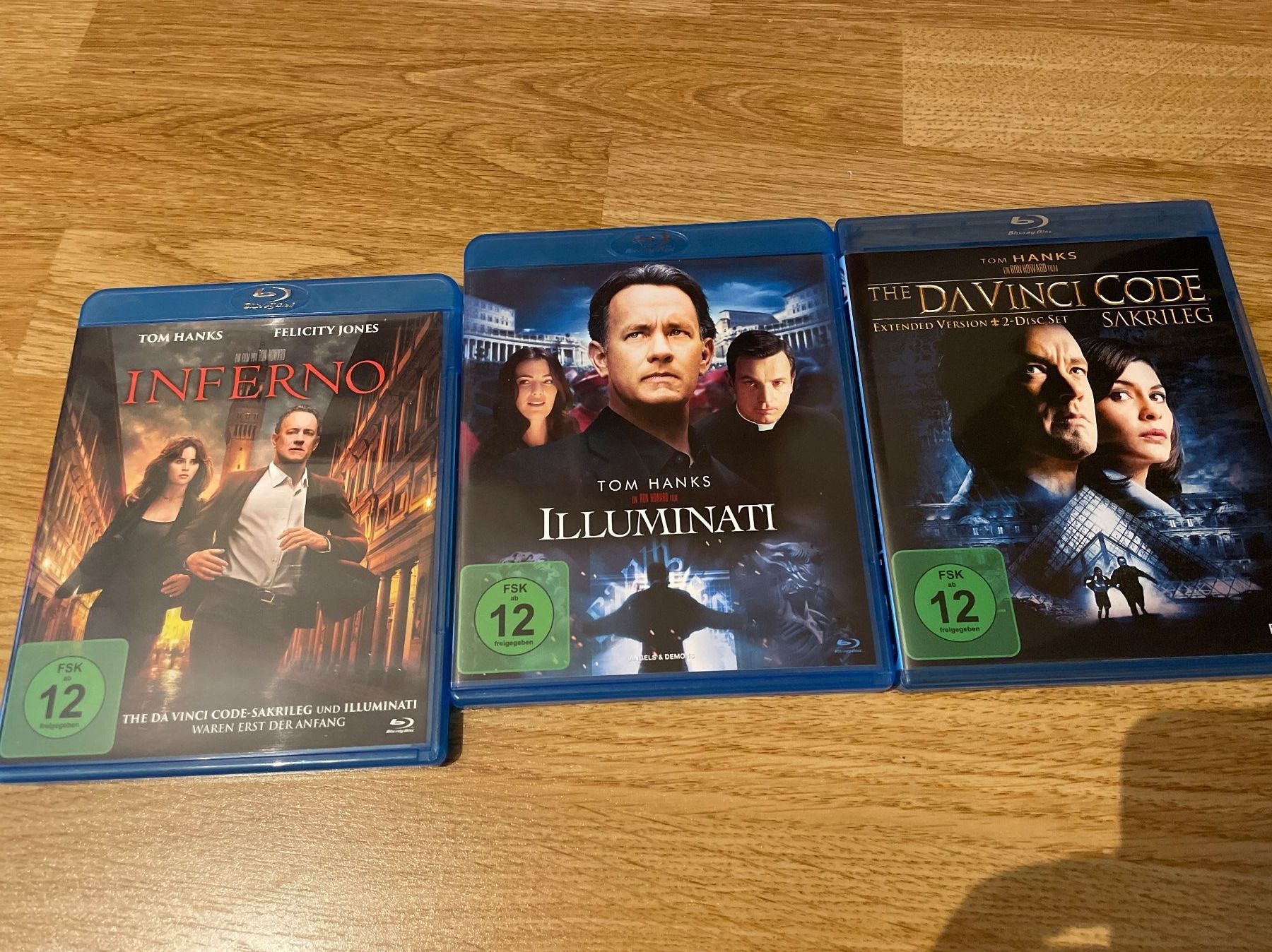 Alle DVDs: The  Da Vinci Code / Illuminati / Inferno – Gebraucht aus Tuggen von