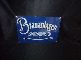 Emailschild BRAUANLAGEN MAVIM WIEN rar