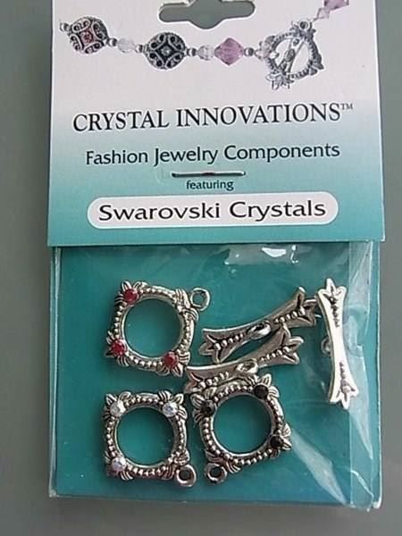 Perle (finte): 3 Stab Verschlüsse mit Strass  Swarovski – Nuovo e nell'imballaggio originale da Alpnachstad venduto da perlengaby 1
